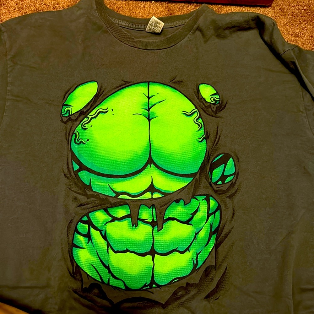 Hulk abs shirt